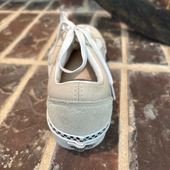 Vans old skool checkered foxing turtledove skateboarding shoes M 3.5 W 5 - Picture 7 of 11